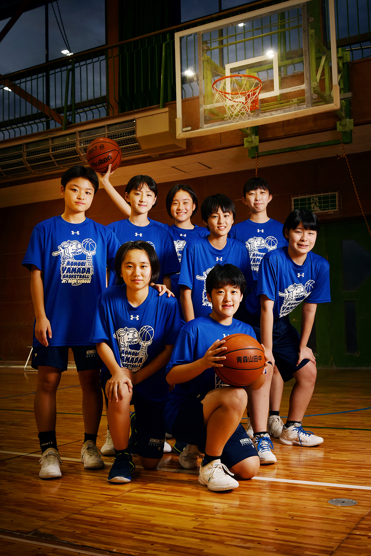 新生女子バスケットボール部 全国を目指し、1年生8人で再始動！